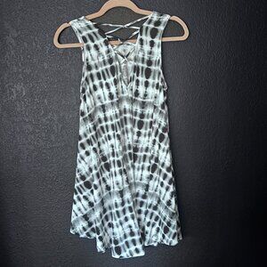 Francesca's Alya Tie-Dye Dress (Size S)
